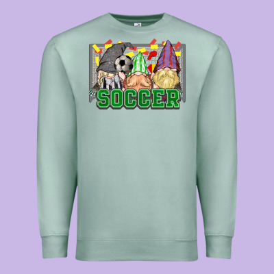 Soccer Gnomies Premium Sweatshirt Designed By Howdyjamesfarm