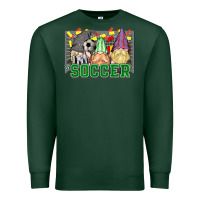 Sports Green soccer gnomies Premium Sweatshirt - HowdyJamesFarm