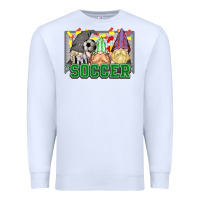 White soccer gnomies Premium Sweatshirt - HowdyJamesFarm