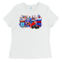 White american drink Ladies Tee - RacoonDesign
