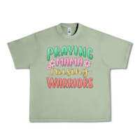 Oil Green prying mama raising warriors malia Urban Heavy Tee - MaliasSmallBusiness