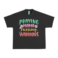 Pigment Black prying mama raising warriors malia Urban Heavy Tee - MaliasSmallBusiness