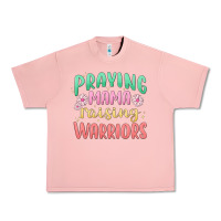 Salmon prying mama raising warriors malia Urban Heavy Tee - MaliasSmallBusiness