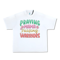 White prying mama raising warriors malia Urban Heavy Tee - MaliasSmallBusiness