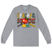 Heather Grey teacher mode on Long Sleeve Tee - NancyCooperArtShop