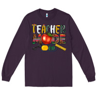 Plum teacher mode on Long Sleeve Tee - NancyCooperArtShop