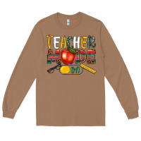 Toasted Coconut teacher mode on Long Sleeve Tee - NancyCooperArtShop