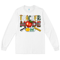 White teacher mode on Long Sleeve Tee - NancyCooperArtShop