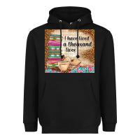 Black i have lived a thousand lives Heavyweight Hoodie - TumblerDesignByShophia