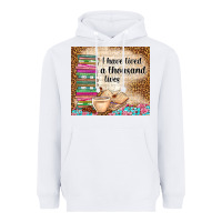 White i have lived a thousand lives Heavyweight Hoodie - TumblerDesignByShophia