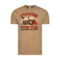 Vintage Coffee stadium social club football Vintage Tee - MaliasSmallBusiness