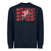 Navy not today cupid Heavyweight Sweatshirt - MaliasSmallBusiness