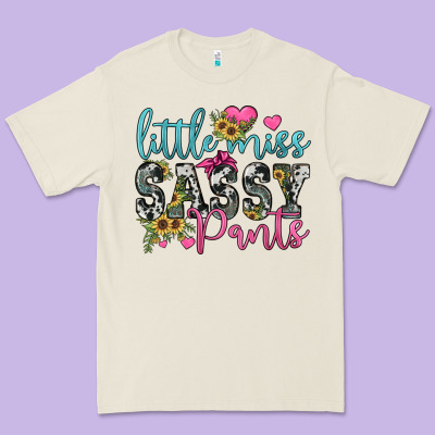 Little Miss Sassy Pants Premium Tee Designed By Jahusdesignshop