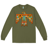Army Green thunderbird Long Sleeve Tee - JahusDesignShop