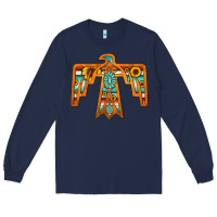 Navy thunderbird Long Sleeve Tee - JahusDesignShop
