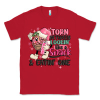 Red torn between lookin' like a snack and eatin' one Classic Tee - MaliasSmallBusiness