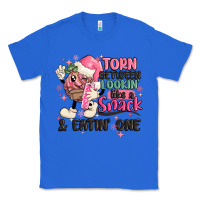 True Royal torn between lookin' like a snack and eatin' one Classic Tee - MaliasSmallBusiness