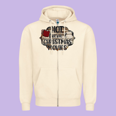 I Just Want To Drink Hot Cocoa Zipper Hoodie Designed By Bettercallsaul