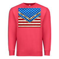 Cardinal glitter american flag Premium Sweatshirt - TumblerDesignByShophia