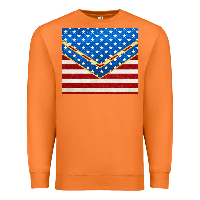 Glitter American Flag Premium Sweatshirt by TumblerDesignByShophia | Teevron