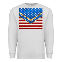 Dove Grey glitter american flag Premium Sweatshirt - TumblerDesignByShophia