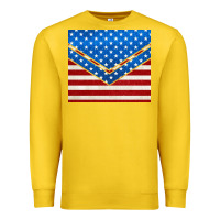 Lemon glitter american flag Premium Sweatshirt - TumblerDesignByShophia