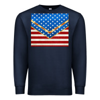 Navy glitter american flag Premium Sweatshirt - TumblerDesignByShophia