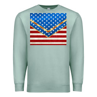 Seafoam glitter american flag Premium Sweatshirt - TumblerDesignByShophia