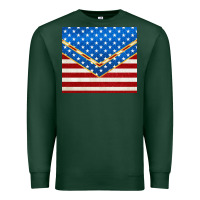 Sports Green glitter american flag Premium Sweatshirt - TumblerDesignByShophia