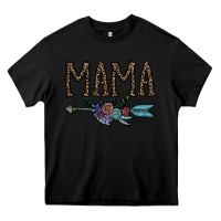 Black mama Heavy Core Tee - CowhideDigitalArt
