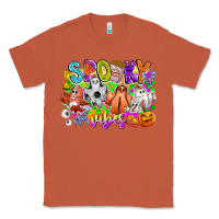 Copper Spooky Vibes Ghost Classic Tee - CowhideDigitalArt