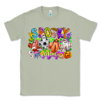 Matcha Spooky Vibes Ghost Classic Tee - CowhideDigitalArt