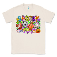 Natural Spooky Vibes Ghost Classic Tee - CowhideDigitalArt