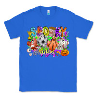 True Royal Spooky Vibes Ghost Classic Tee - CowhideDigitalArt