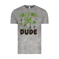 Cloud Rock one lucky dude Vintage Tee - MaliasSmallBusiness