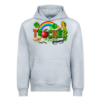 Heather Grey teacher st patrick Urban Hoodie - FaDigitalArtStudio