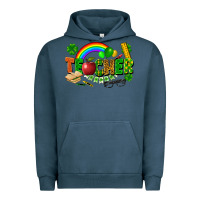 Pigment Midnight Navy teacher st patrick Urban Hoodie - FaDigitalArtStudio