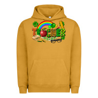 Pigment Peanut Butter teacher st patrick Urban Hoodie - FaDigitalArtStudio