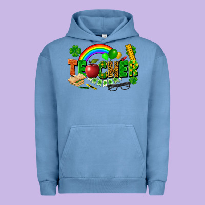 Teacher St Patrick Urban Hoodie Designed By Fadigitalartstudio