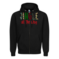 Black Jingle All The Way Zipper Hoodie - Bettercallsaul