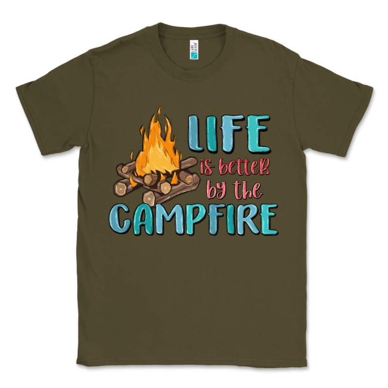 Life Is Better By The Campfire Classic Tee by MaliasSmallBusiness | Teevron