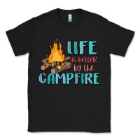 Black life is better by the campfire Classic Tee - MaliasSmallBusiness