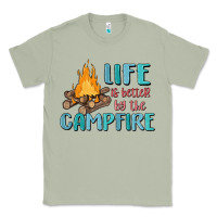 Matcha life is better by the campfire Classic Tee - MaliasSmallBusiness
