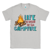 Moon Dust life is better by the campfire Classic Tee - MaliasSmallBusiness