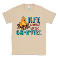 Mushroom life is better by the campfire Classic Tee - MaliasSmallBusiness