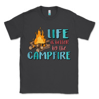 Smoke life is better by the campfire Classic Tee - MaliasSmallBusiness