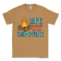 Toasted Coconut life is better by the campfire Classic Tee - MaliasSmallBusiness