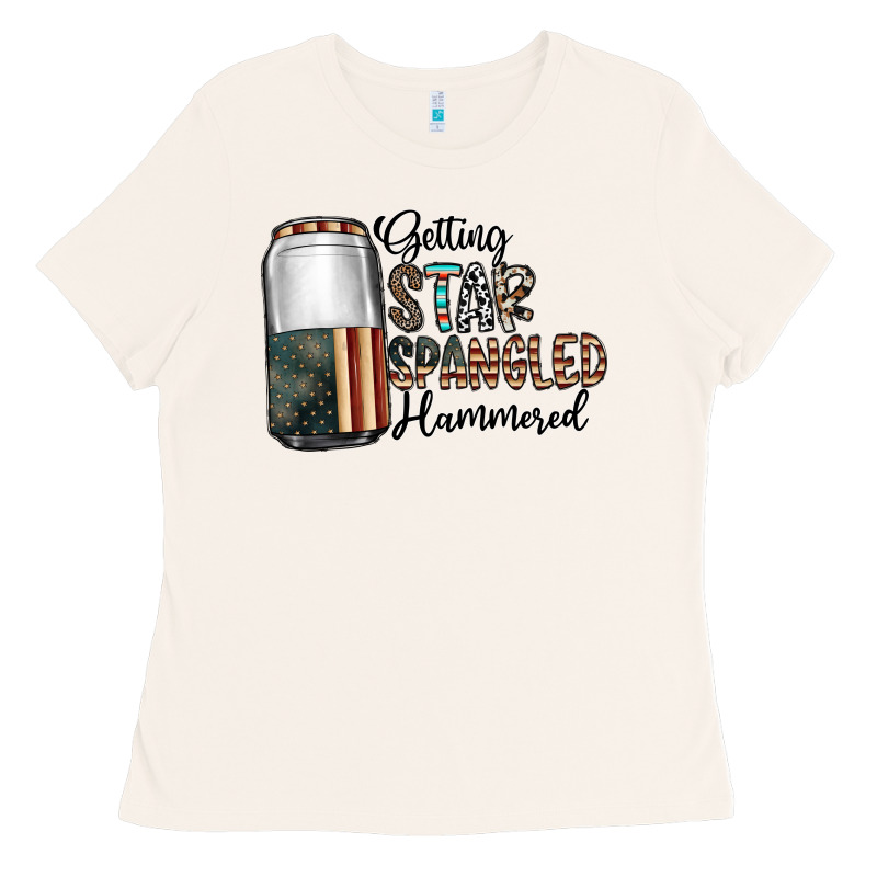 Getting Star Spangled Hammered Ladies Tee by CowhideDigitalArt | Teevron