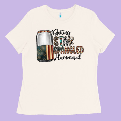 Getting Star Spangled Hammered Ladies Tee Designed By Cowhidedigitalart