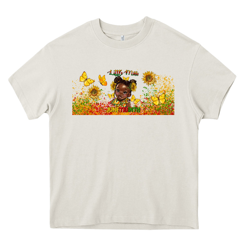 Juneteenth Little Miss Libbey Glass Heavy Core Tee by HRA Design Shop | Teevron